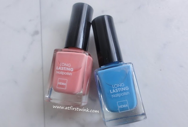 Review: HEMA Long Lasting Nail polish 813 and 834