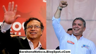 EN LAS INTERNACIONALES EN COLOMBIA: Segunda vuelta entre el derechista Duque y exguerrillero Petro