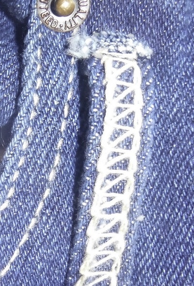 different types of seam used in denim jeans production clothing stitches denim