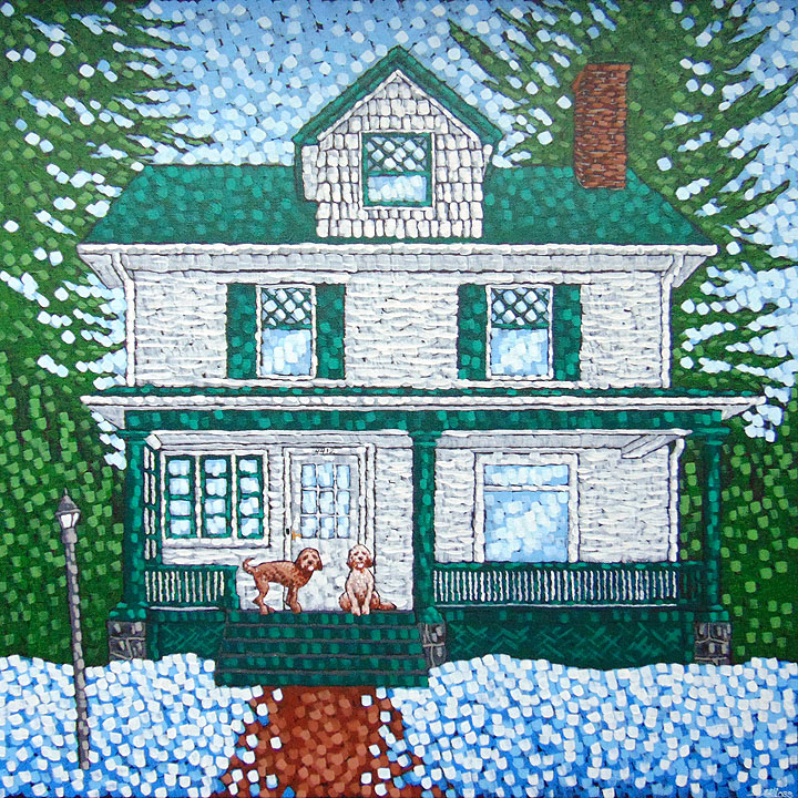 Aaron Kloss — Painting Diary Man's Best Friends