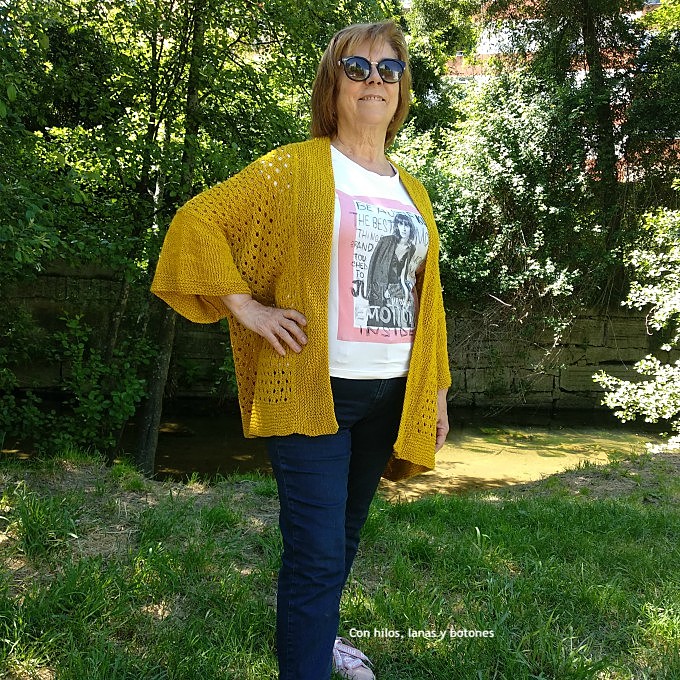 Con hilos, lanas y botones: Chaqueta aire