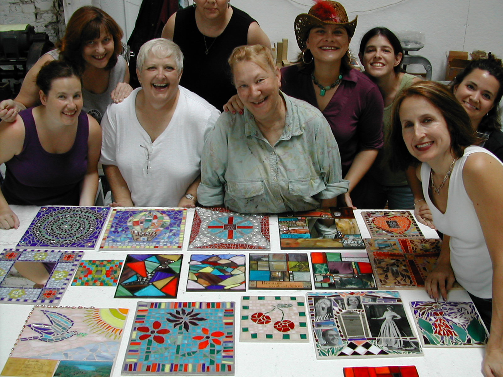 Laurel True True Mosaics Studio Spring Mosaic Classes in New Orleans 2011