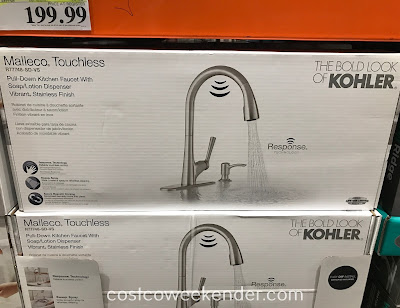 Make your house more of a smart home with the Kohler Malleco Touchless Pull Down Kitchen Faucet
