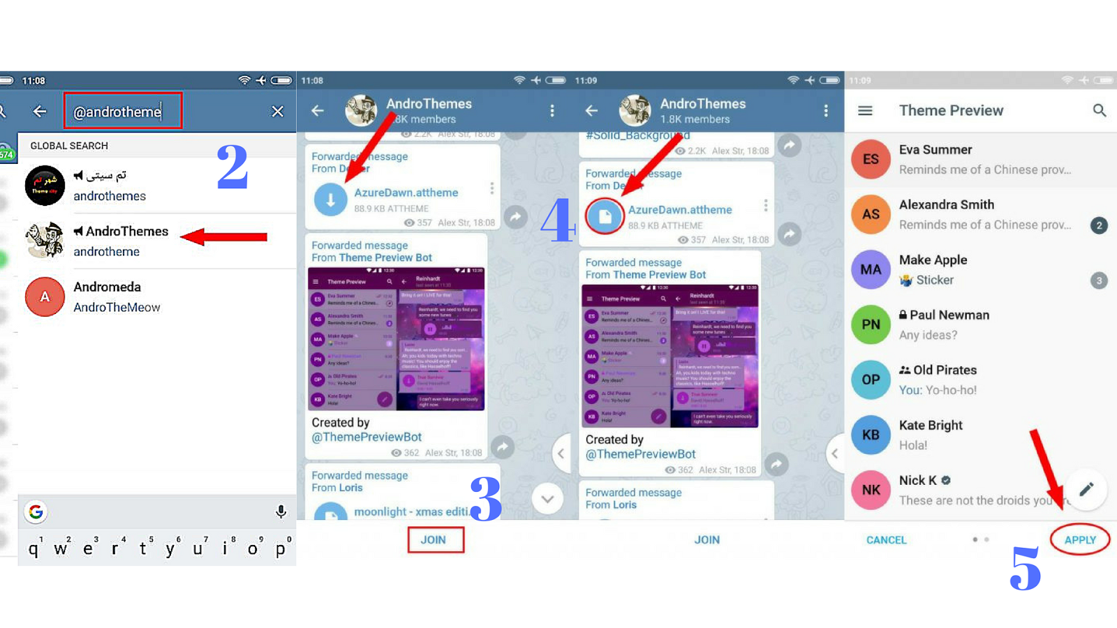Cara Mengganti Theme Telegram Android Terbaru 3xploi7 BuG
