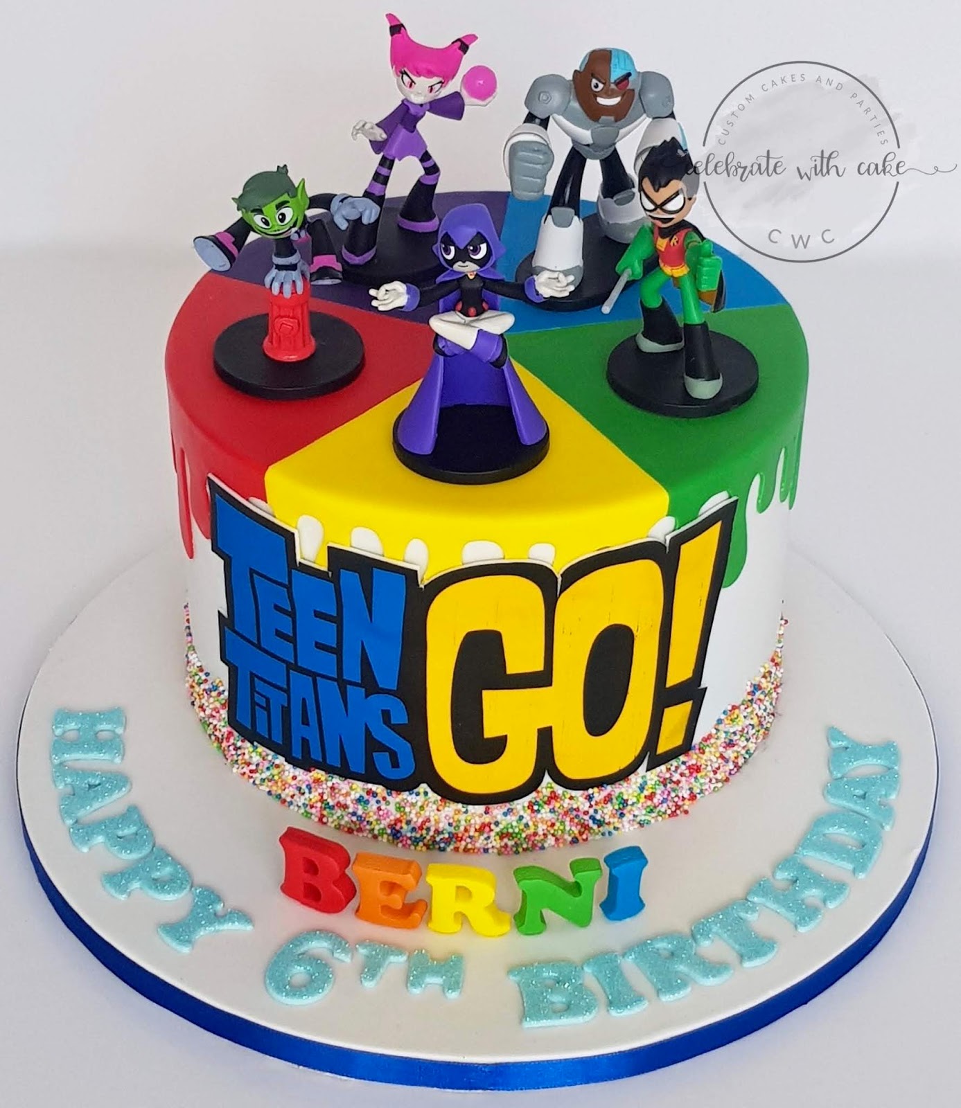 Celebrate With Cake Teen Titans Go Cake