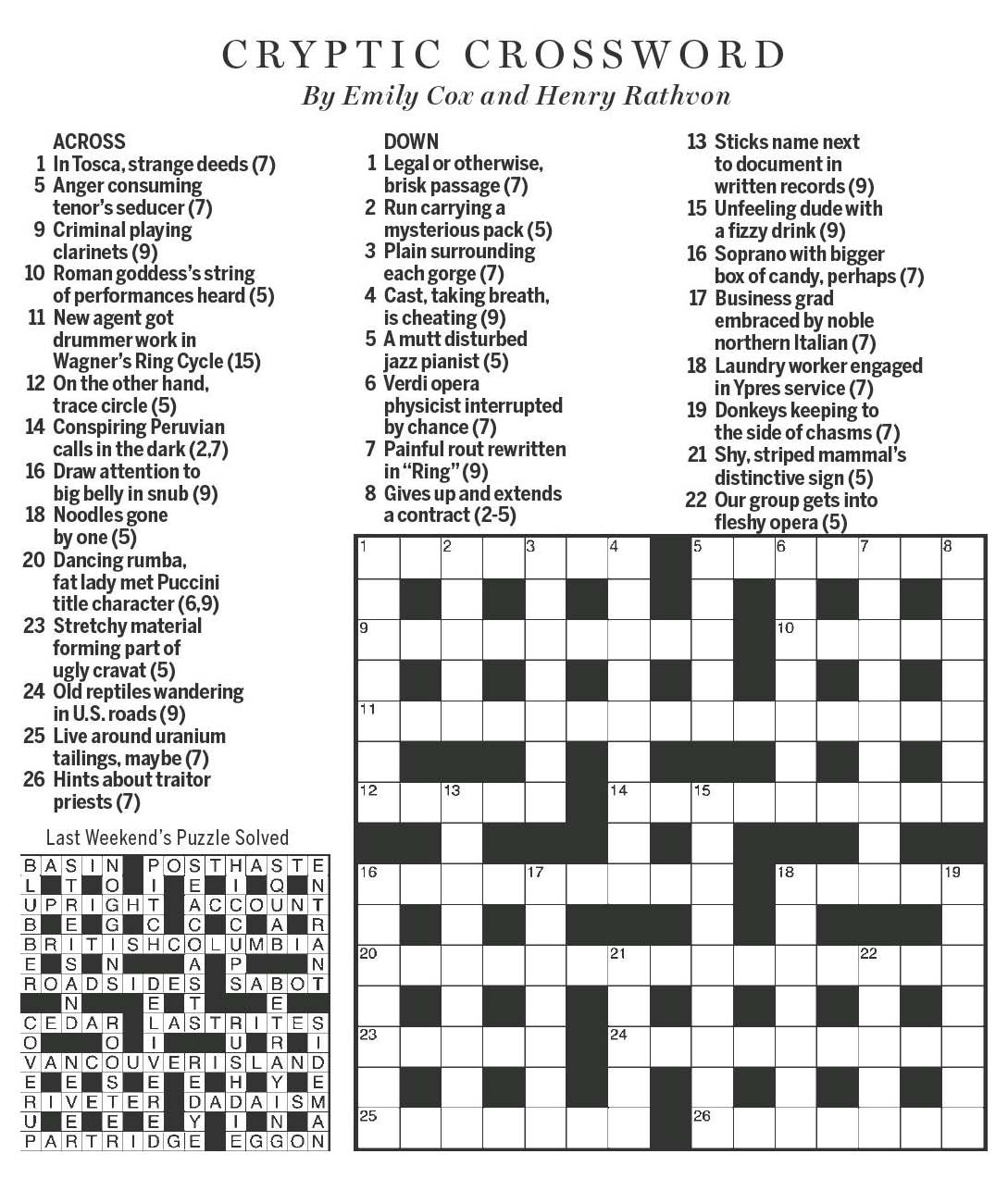 composure crossword clue