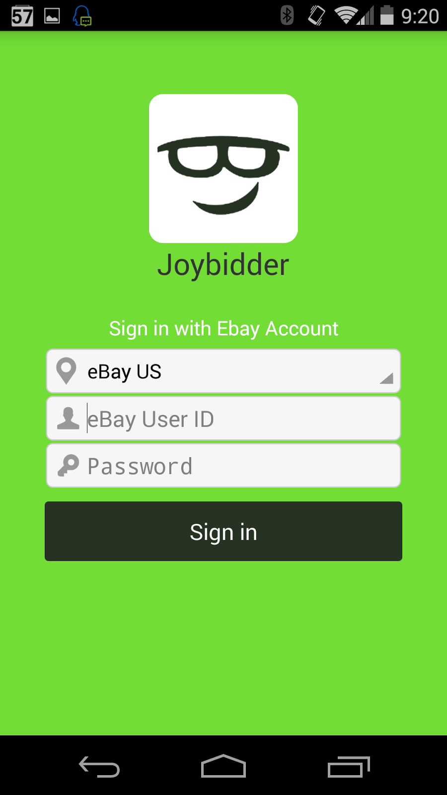 JoyBidder eBay Auction Sniper JoyBidder eBay Auction Sniper App for