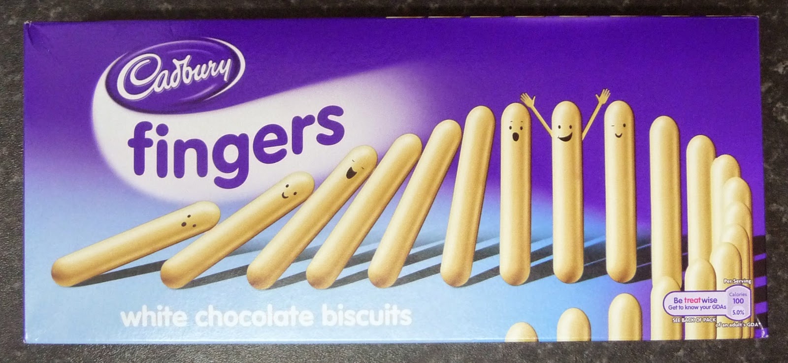 Something to look forward to Cadbury Fingers (white chocolate)