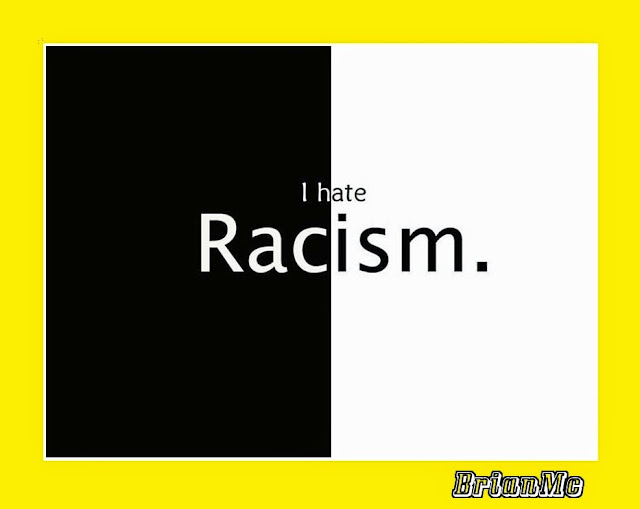 I hate racism, adapted by BrianMc