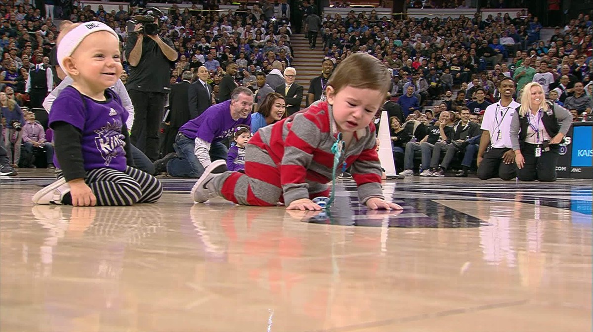 theKONGBLOG™ ADORABLE BABY RACE — Courtesy of NBA's Sacramento Kings