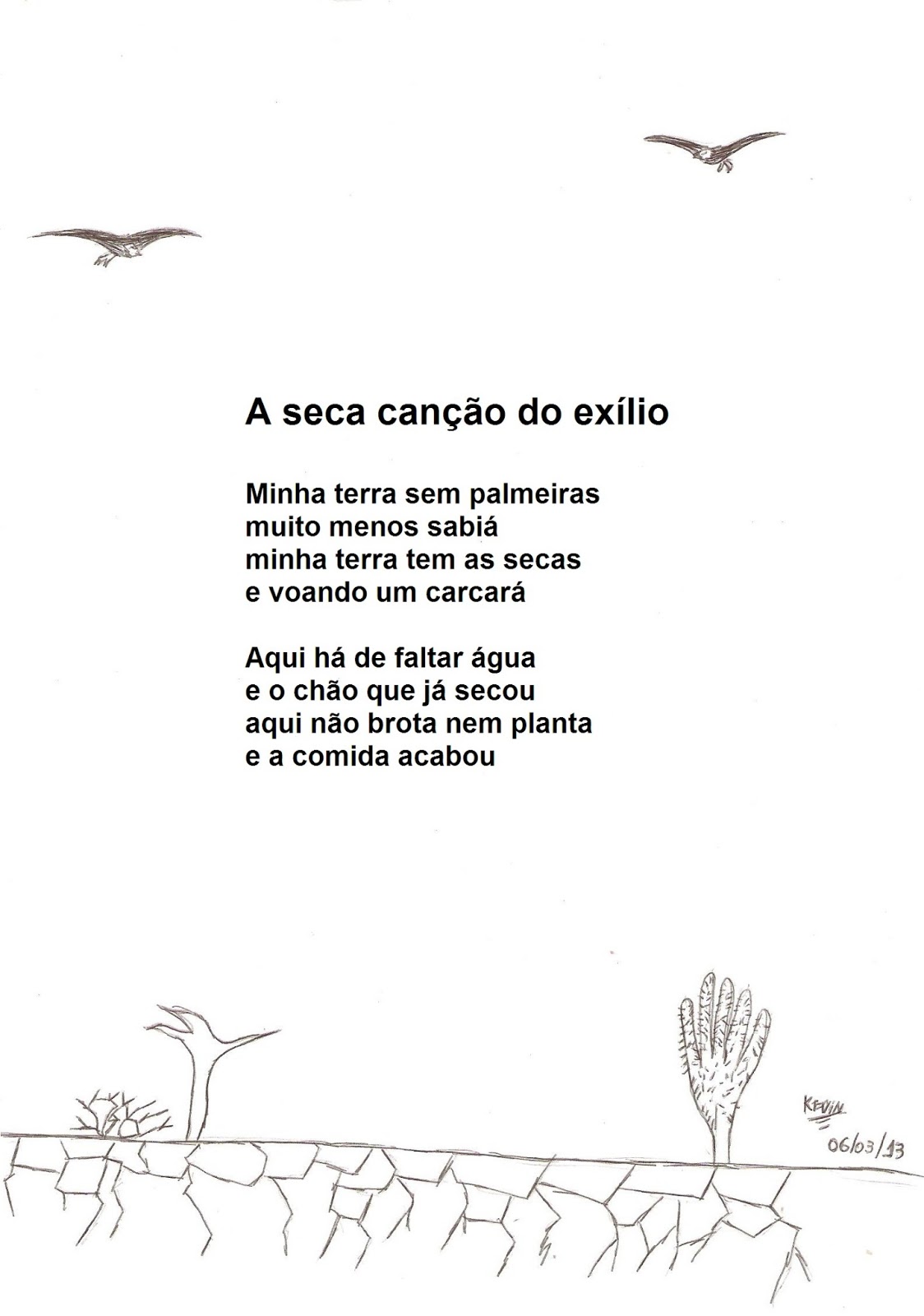 No Poema Romantico Cancao Do Exilio O Elemento Espaço