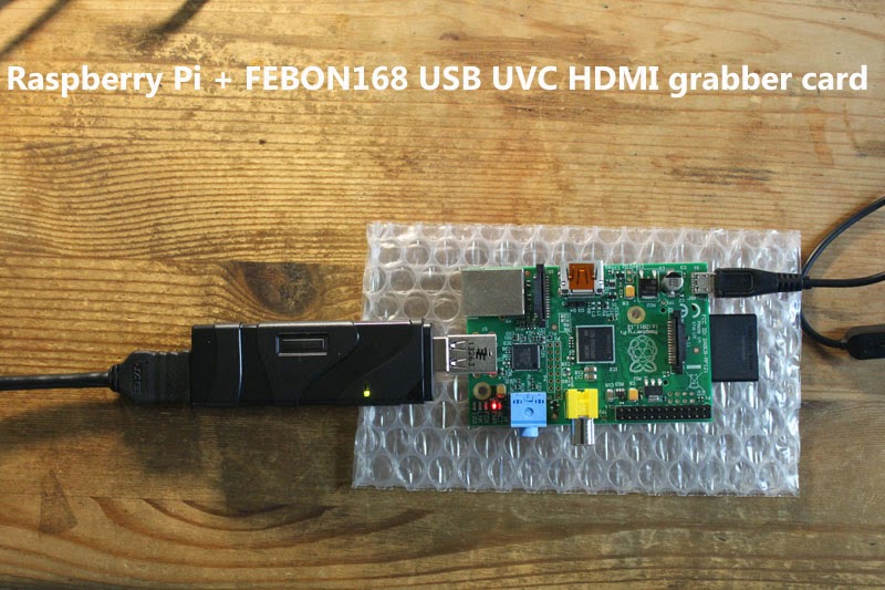 FEBON UVC grabber card ( UVC capture card) work for Raspberry pi