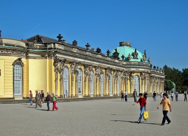 Sanssouci niemieckie atrakcje, zwiedzanie, pałac, Poczdam