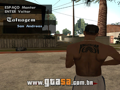 Mod Trocar de Roupa em Qualquer Lugar para GTA San Andreas