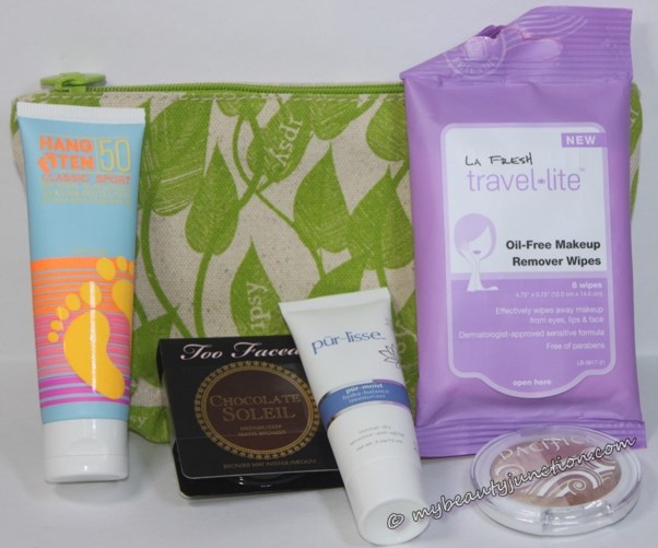 Ipsy beauty bag may 2014 unboxing, review, contente