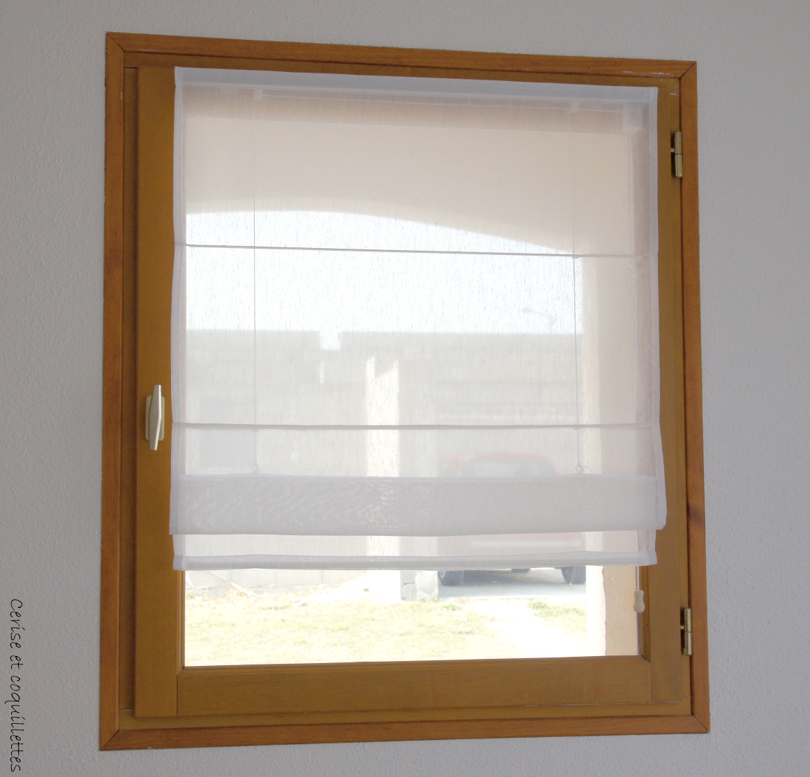 Cerise et coquillettes Stores bateau