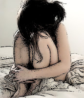 Fati llorando desnuda en la cama Fati llorando desnuda en la cama