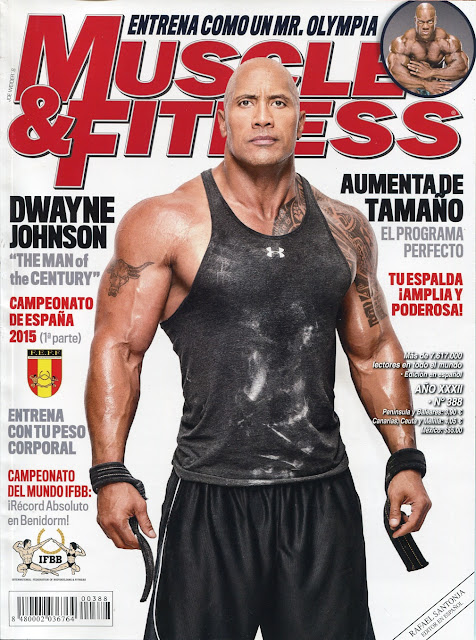 Revistas De Culturismo Muscle Fitness Diciembre Dwayne Johnson
