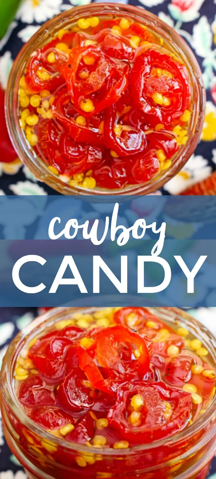 Cowboy Candy is the perfect little bite of sweet and spicy. Once you try it, you will want to have a jar on hand at all times! #jalapenos