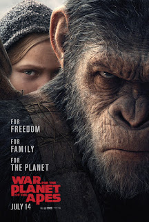 WAR FOR THE PLANET OF THE APES movie poster