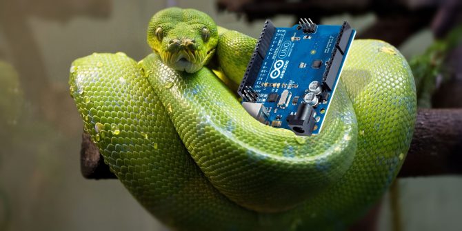 control arduino python