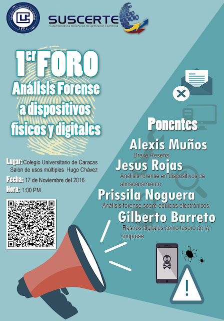 1ER FORO: Informática forense en dispositivos mobiles(Mobiles)