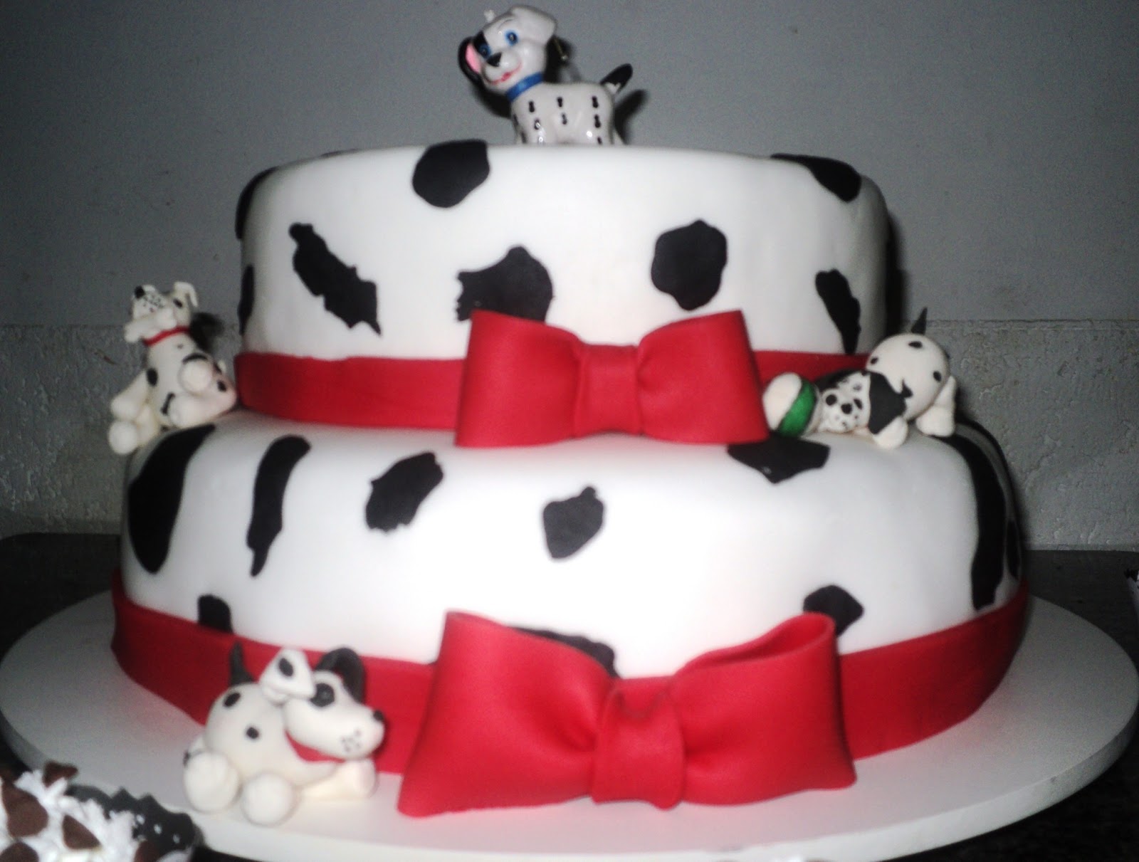 Marshmallow kit Festas Bolo Personalizado 101 Dálmatas Coberto e