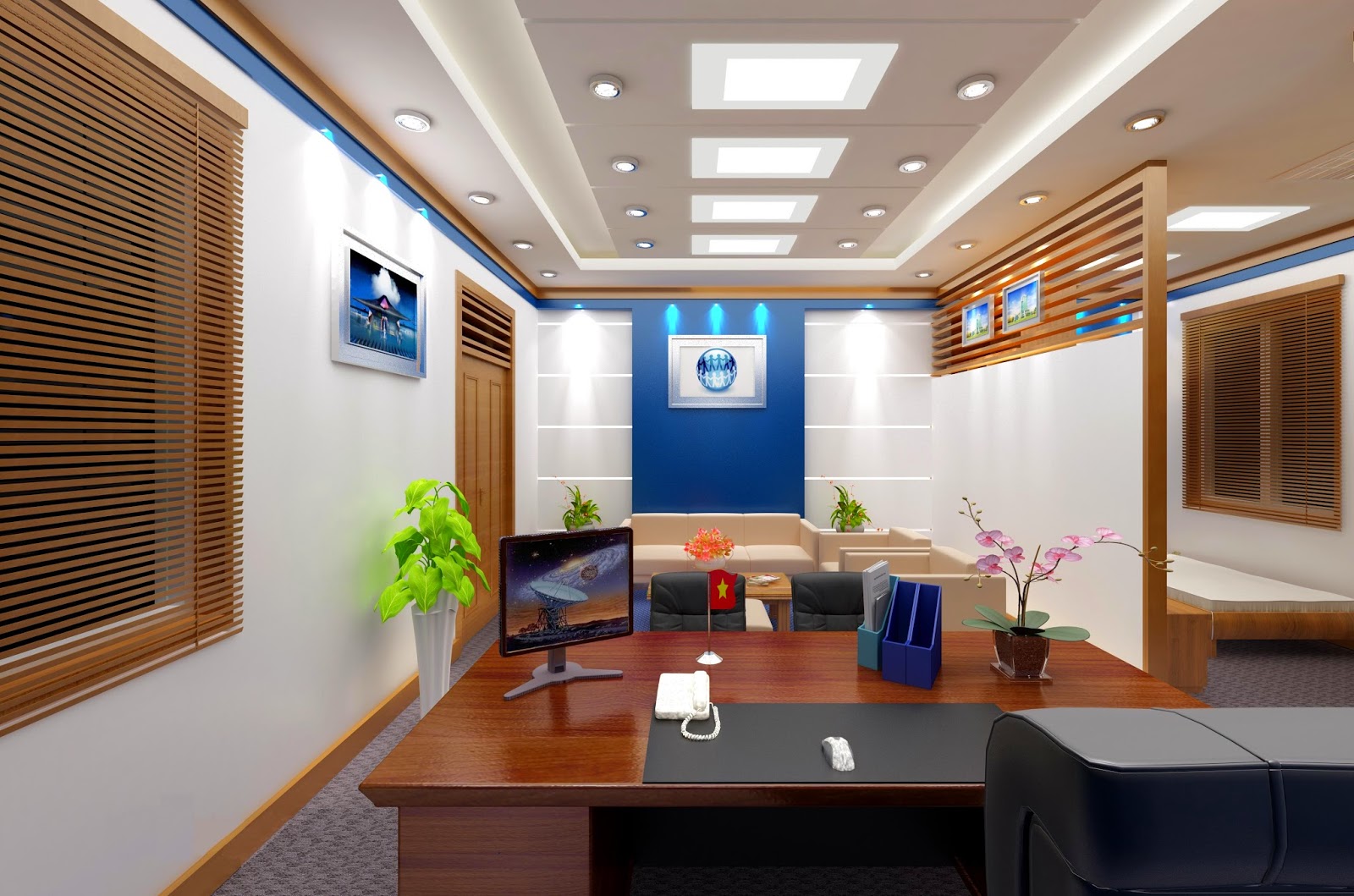 10 Mẫu thạch cao văn phòng đẹp nhất năm 2014 10 Mẫu thạch cao văn phòng đẹp nhất năm 2014