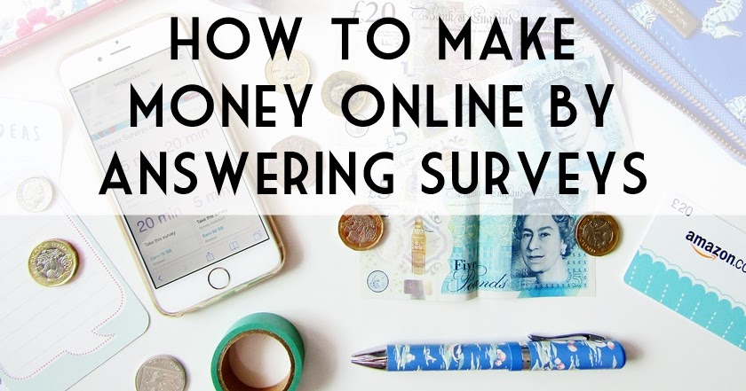 How To Make Money Online By Answering Surveys | Polka Spots and Freckle ...
