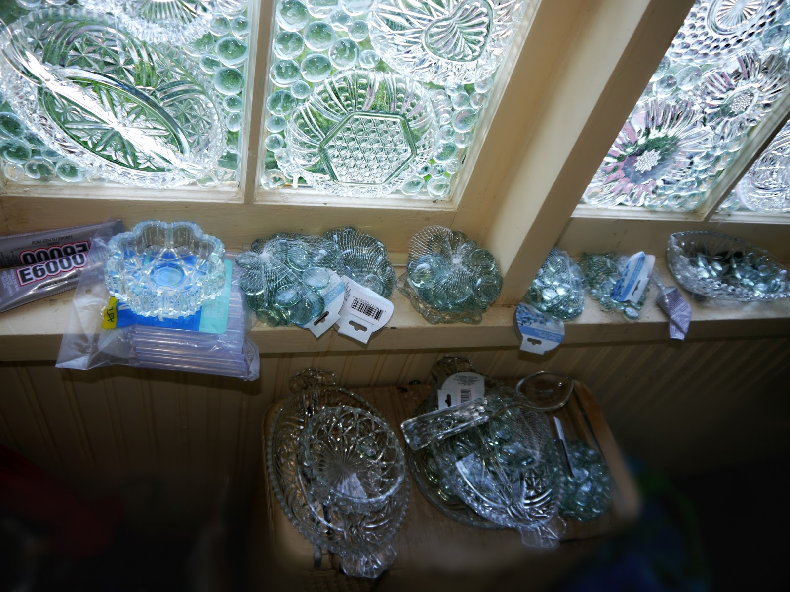 Suzy Homefaker Recycled Glass Windows {crystal privacy}