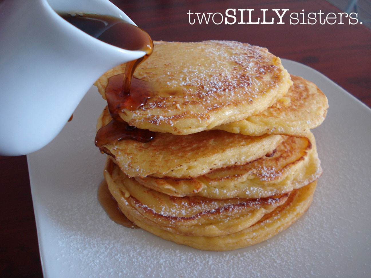 Two Silly Sisters Ricotta Pancakes
