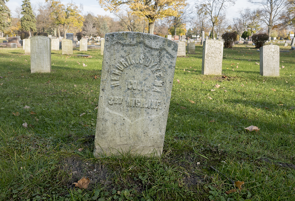North American Cemeteries Pilgrim Home Cemetery in Holand