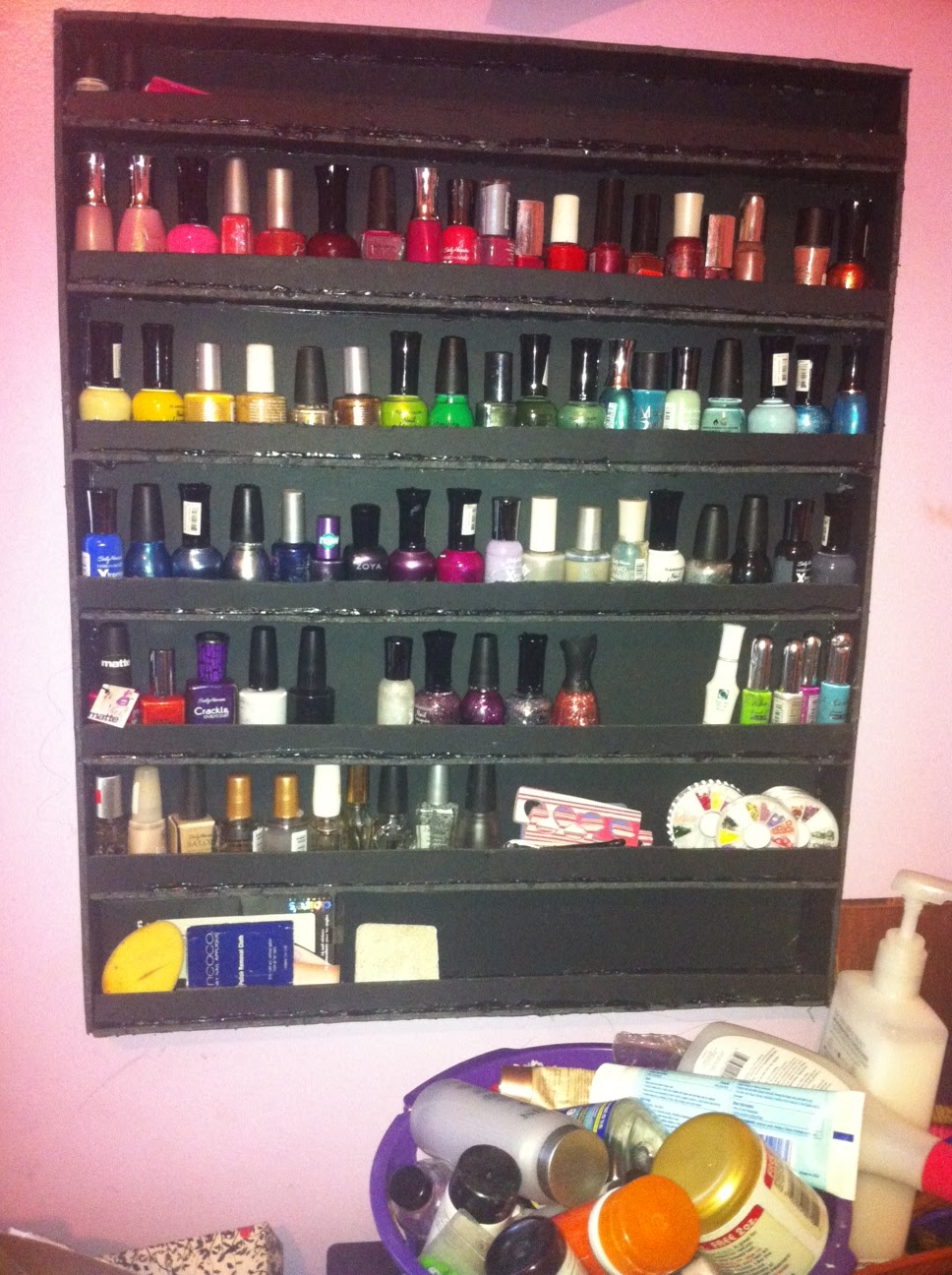 Purposeful Serendipities DIY Nail Rack