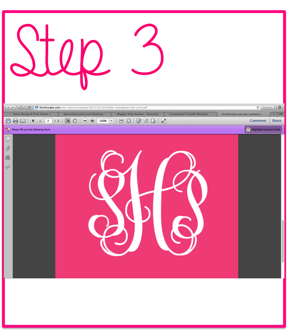 How To Make Monogrammed Stickers | The Monogrammed Life | Bloglovin’