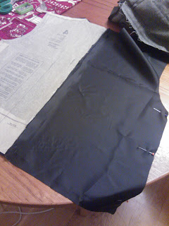 cutting out using a template
