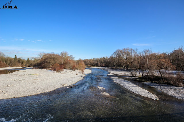 Badeplatz münchen - wandern Flaucher - Wanderung Bayern - schöne Plätze Deutschland