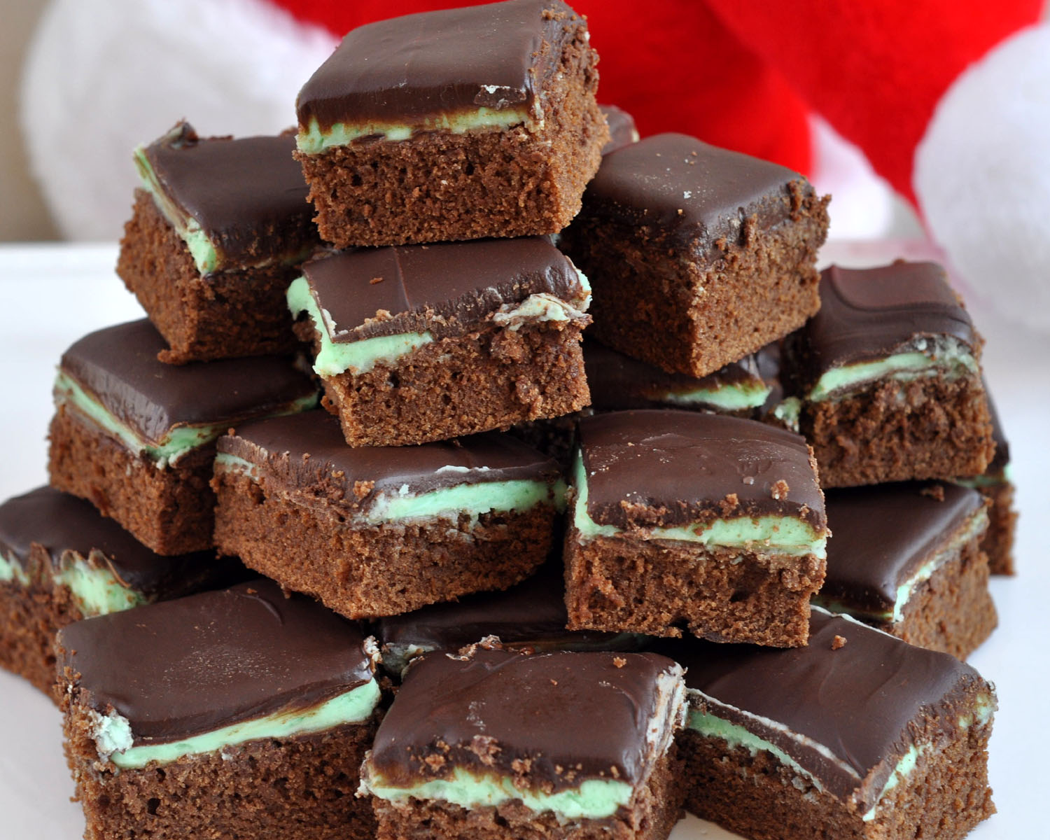 14. Beki Cook s Cake Blog Mint Chocolate Brownies.