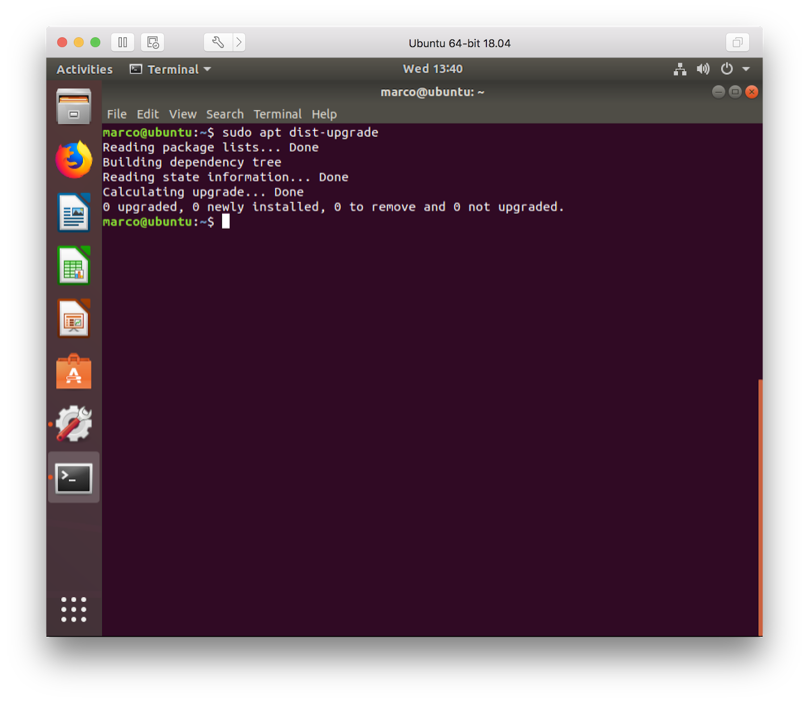 Come aggiornare a Ubuntu 18.04