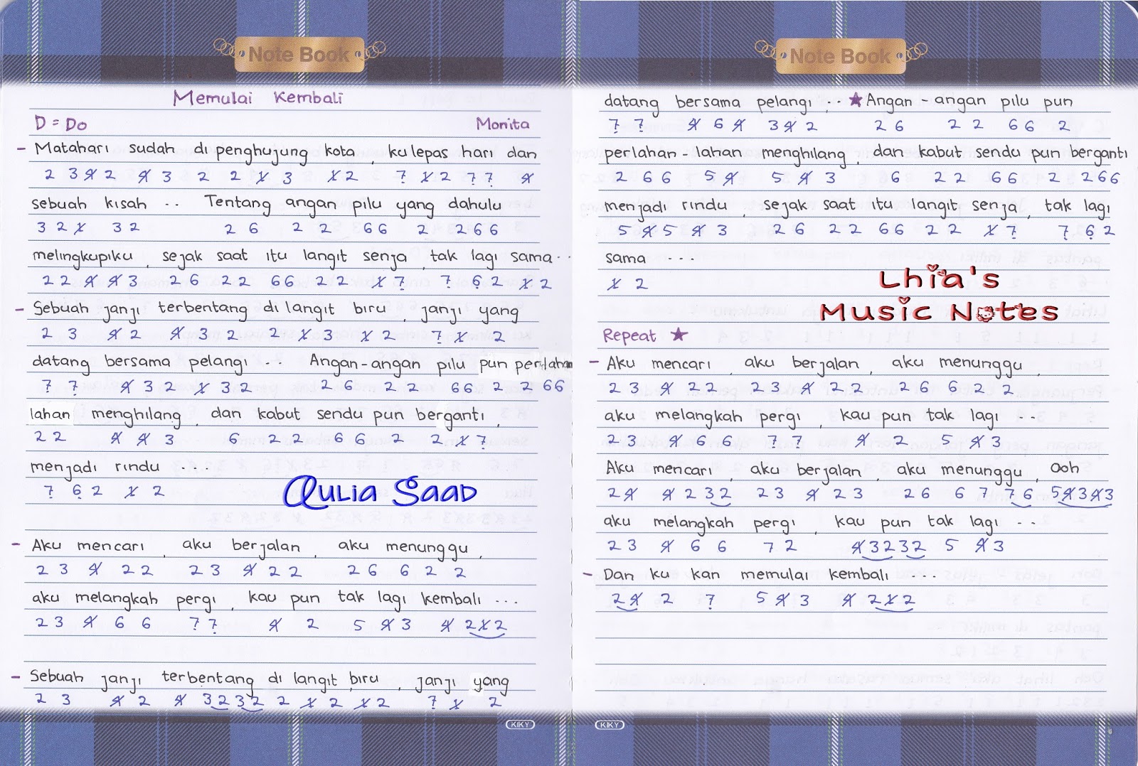 Not Angka Monita Memulai Kembali Aulia's World