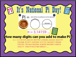 (appropriate grade levels for each. Excel Math Pi Day Bulletin Board And Ideas For The Math Class