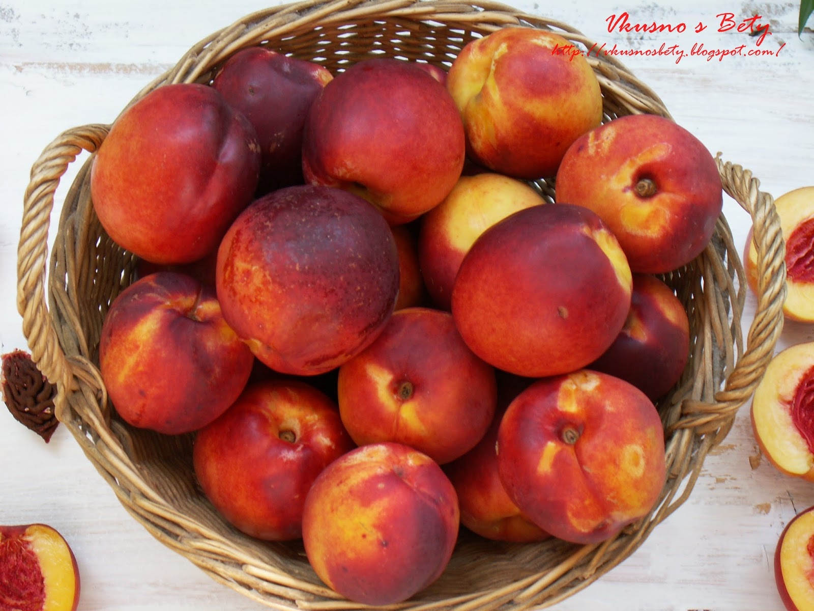 Конфитюр от нектарини или праскови и лавандула Nectarines or peaches