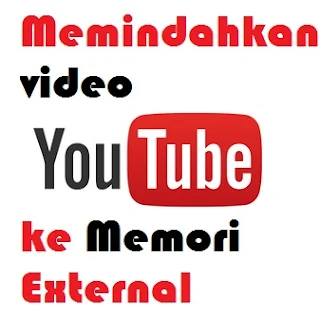menyimpan youtube ke external