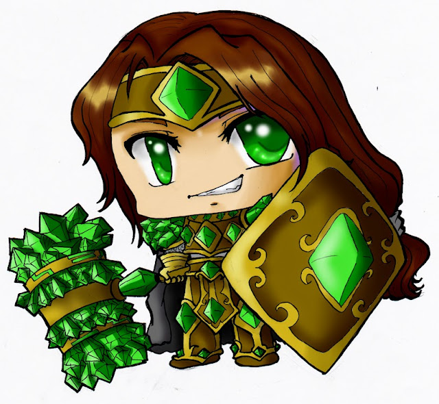Taric Taric ngọc lục bảo chibi cartoon