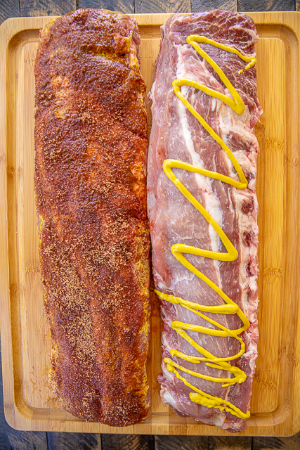 Instant Pot Baby Back Ribs - fall off the bone delicious! Baby Back Ribs rubbed in yellow mustard and a homemade BBQ rub. Cook in pressure cooker and then brush with BBQ sauce and put under broiler or on grill. Cooks in under 30 minutes! Great for when you don't have all day to wait for ribs. Better than any BBQ joint!! #ribs #instantpot #babybackribs #bbq Instant Pot Baby Back Ribs - fall off the bone delicious! Baby Back Ribs rubbed in yellow mustard and a homemade BBQ rub. Cook in pressure cooker and then brush with BBQ sauce and put under broiler or on grill. Cooks in under 30 minutes! Great for when you don't have all day to wait for ribs. Better than any BBQ joint!! #ribs #instantpot #babybackribs #bbq