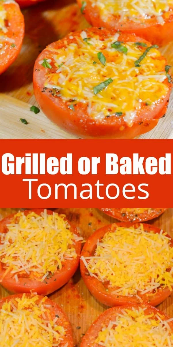 Grilled Tomatoes with Cheese | Serena Bakes Simply From Scratch