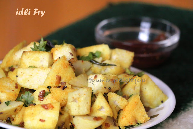 Idly fry recipe, How to use leftover idlies