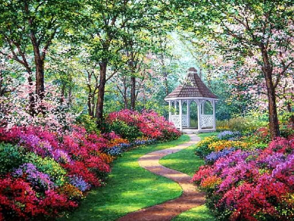 Keindahan Taman Bunga - Relaks Minda