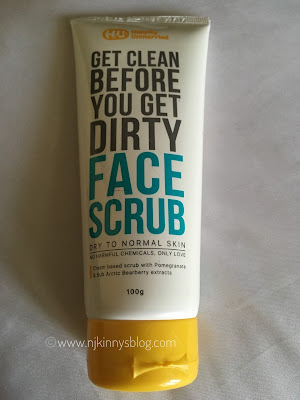 Happily Unmarried Face Scrub Dry to Normal Skin, 100g Review- NWoBS Blog Happily Unmarried Face Scrub Dry to Normal Skin, 100g Review- NWoBS Blog