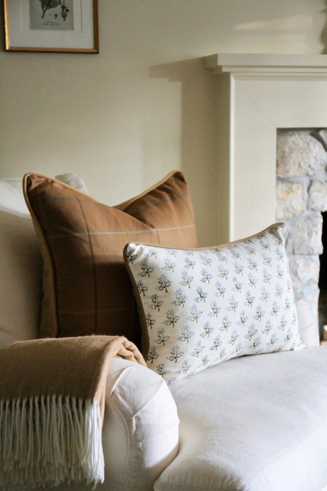 Jenny Steffens Hobick All of the Warm & Cozy Custom Velvet & Linen