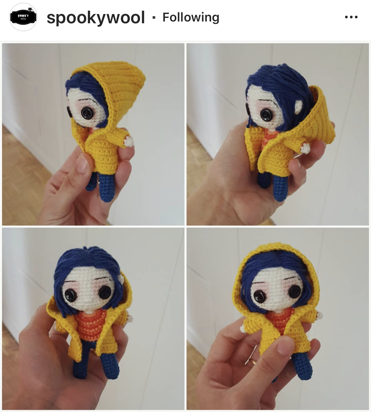 coraline doll crochet pattern